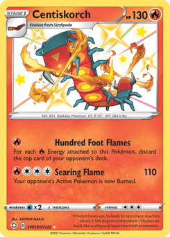 Centiskorch SV019/122 — Shining Fates Shiny Vault