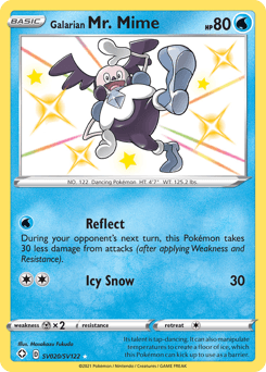 Galarian Mr. Mime SV020/122 — Shining Fates Shiny Vault