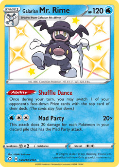 Galarian Mr. Rime SV021/122 — Shining Fates Shiny Vault