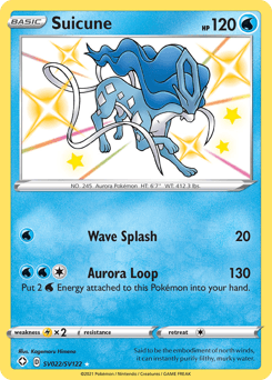 Suicune SV022/122 — Shining Fates Shiny Vault