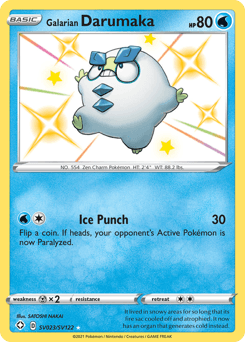 Galarian Darumaka SV023/122 — Shining Fates Shiny Vault