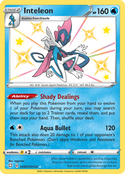 Inteleon SV027/122 — Shining Fates Shiny Vault
