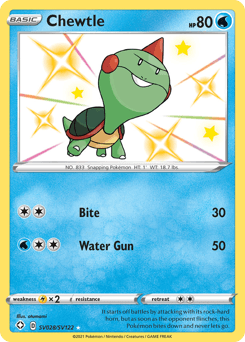 Chewtle SV028/122 — Shining Fates Shiny Vault