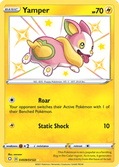 Yamper SV039/122 — Shining Fates Shiny Vault