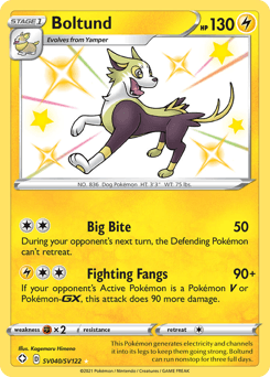Boltund SV040/122 — Shining Fates Shiny Vault