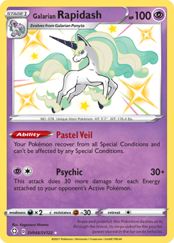 Galarian Rapidash SV048/122 — Shining Fates Shiny Vault