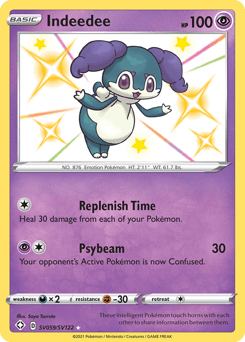 Indeedee SV059/122 — Shining Fates Shiny Vault