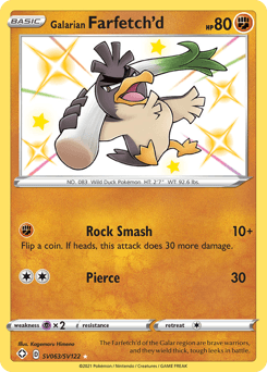 Galarian Farfetch'd SV063/122 — Shining Fates Shiny Vault