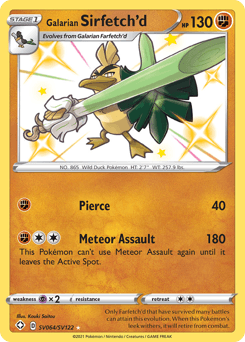 Galarian Sirfetch'd SV064/122 — Shining Fates Shiny Vault