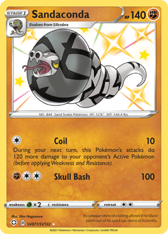 Sandaconda SV071/122 — Shining Fates Shiny Vault