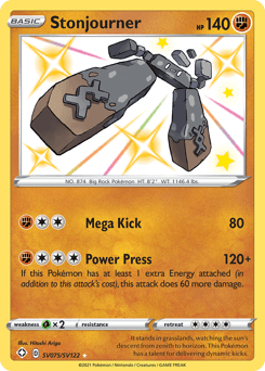 Stonjourner SV075/122 — Shining Fates Shiny Vault