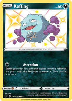 Koffing SV076/122 — Shining Fates Shiny Vault