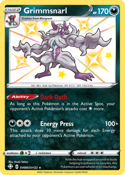 Grimmsnarl SV085/122 — Shining Fates Shiny Vault