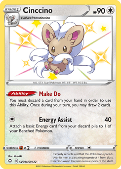 Cinccino SV094/122 — Shining Fates Shiny Vault