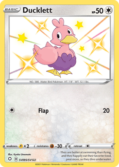 Ducklett SV095/122 — Shining Fates Shiny Vault