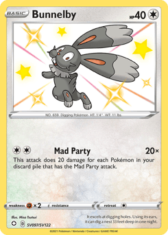 Bunnelby SV097/122 — Shining Fates Shiny Vault