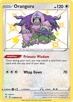 Oranguru SV098/122 — Shining Fates Shiny Vault