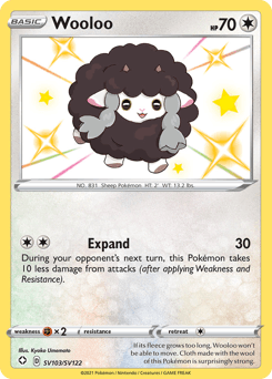 Wooloo SV103/122 — Shining Fates Shiny Vault