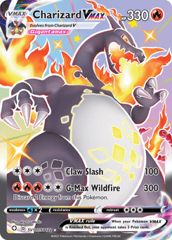 Charizard VMAX SV107/122 — Shining Fates Shiny Vault