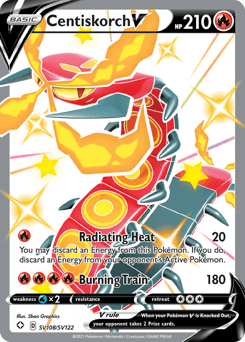 Centiskorch V SV108/122 — Shining Fates Shiny Vault