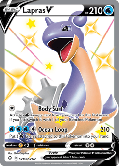 Lapras V SV110/122 — Shining Fates Shiny Vault