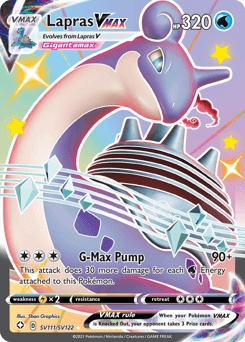 Lapras VMAX SV111/122 — Shining Fates Shiny Vault