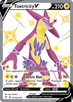 Toxtricity V SV112/122 — Shining Fates Shiny Vault