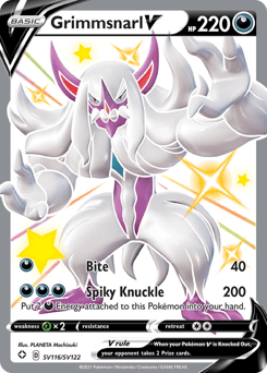 Grimmsnarl V SV116/122 — Shining Fates Shiny Vault