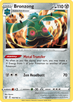 Bronzong 102/163 — Battle Styles