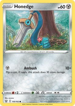 Honedge 105/163 — Battle Styles