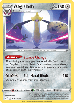 Aegislash 107/163 — Battle Styles