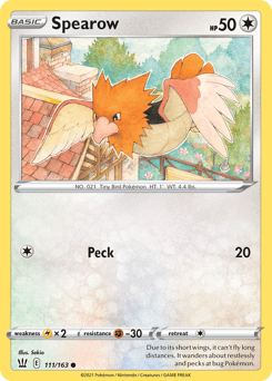 Spearow 111/163 — Battle Styles