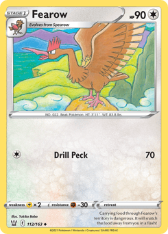 Fearow 112/163 — Battle Styles