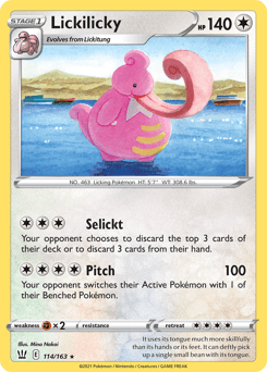 Lickilicky 114/163 — Battle Styles