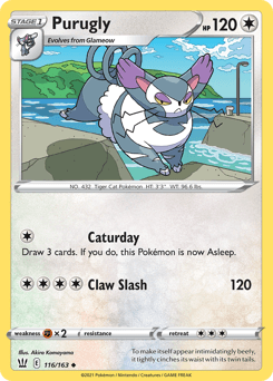 Purugly 116/163 — Battle Styles