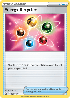 Energy Recycler 124/163 — Battle Styles