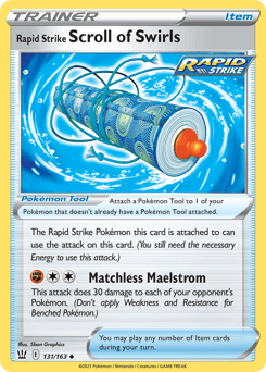 Rapid Strike Scroll of Swirls 131/163 — Battle Styles