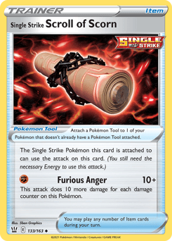 Single Strike Scroll of Scorn 133/163 — Battle Styles