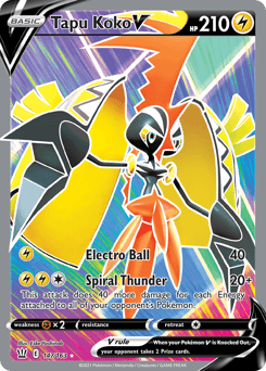 Tapu Koko V 147/163 — Battle Styles