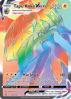 Tapu Koko VMAX 166/163 — Battle Styles