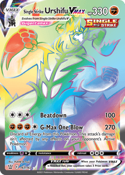 Single Strike Urshifu VMAX 167/163 — Battle Styles
