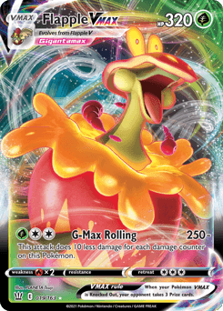 Flapple VMAX 19/163 — Battle Styles