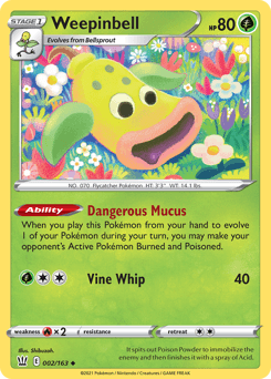 Weepinbell 2/163 — Battle Styles