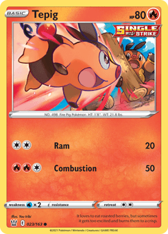 Tepig 23/163 — Battle Styles