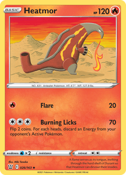 Heatmor 26/163 — Battle Styles