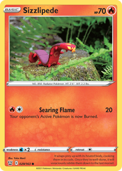 Sizzlipede 29/163 — Battle Styles