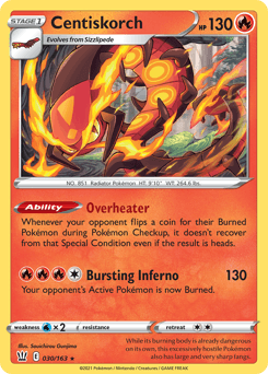 Centiskorch 30/163 — Battle Styles