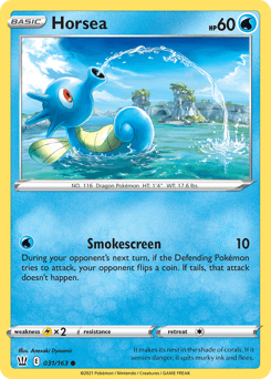 Horsea 31/163 — Battle Styles