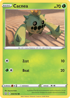 Cacnea 4/163 — Battle Styles