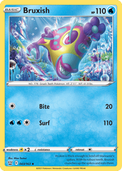Bruxish 43/163 — Battle Styles